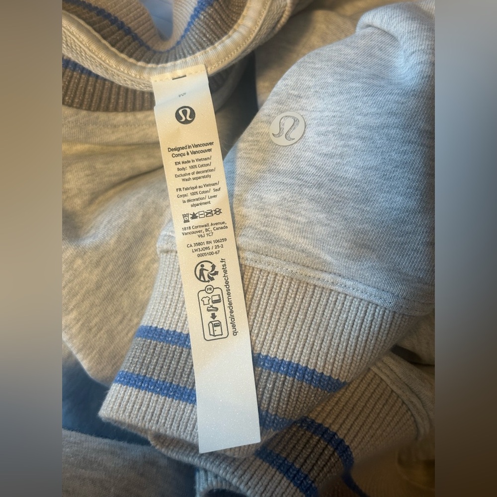 Lululemon Perfectly Oversized Ringer Crew - Picture 6 of 6